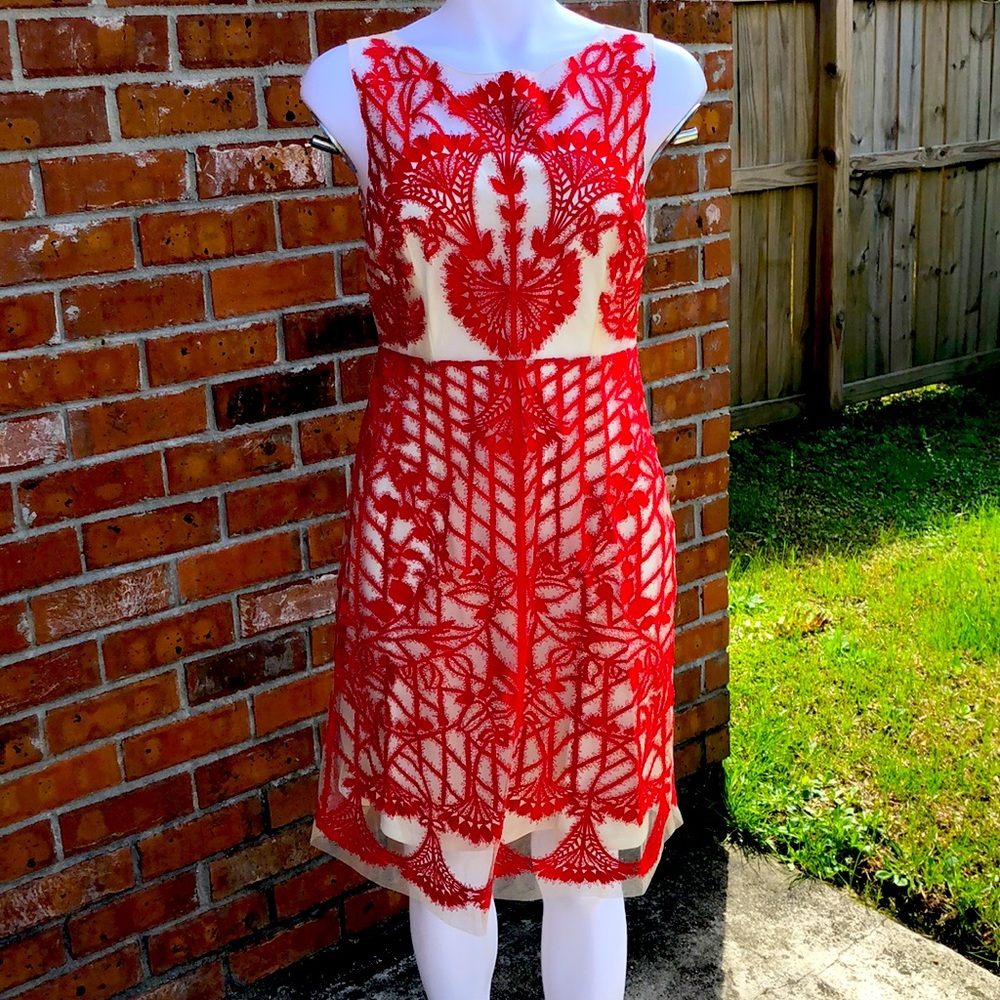 Anthropologie Geisha designs cocktail dress sz 8p